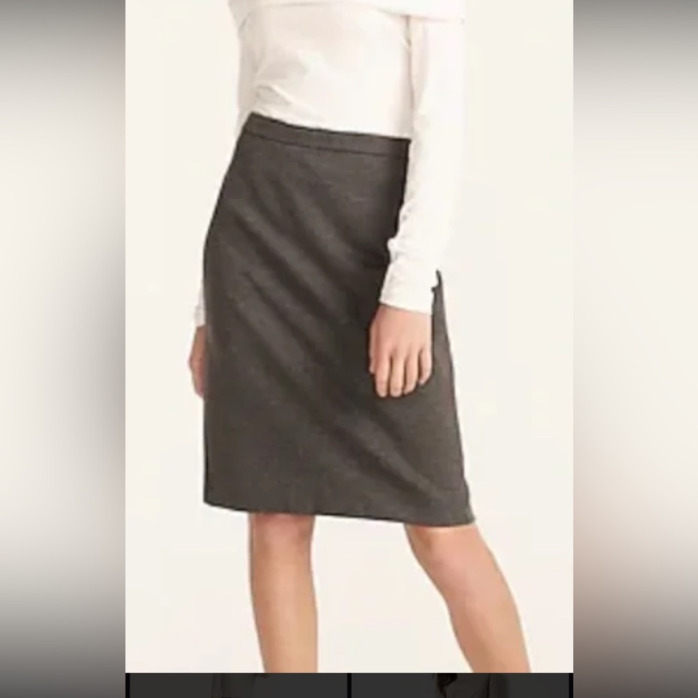 Jcrew 365 suiting new no 2 pencil skirt in stretch twill
